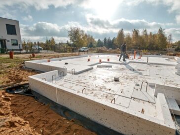 fundament pod garaż z płyty warstwowej