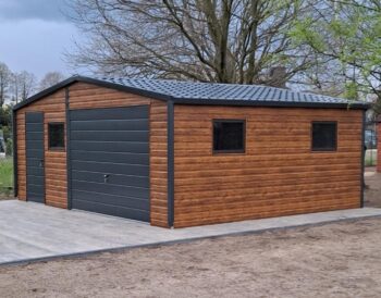 garaż blaszany 6x5