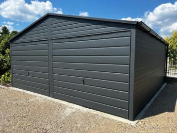 garaż blaszany 6x6