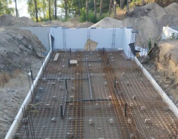 fundament pod basen ogrodowy