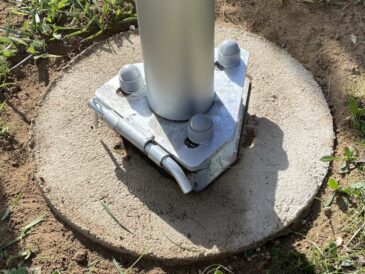 fundament maszt flagowy