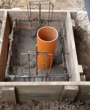 fundament pod pompę ciepła