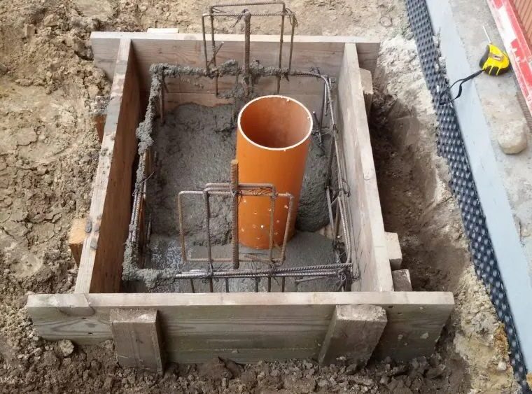 fundament pod pompę ciepła