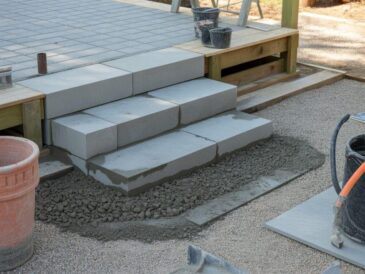 fundament pod schody zewnętrzne