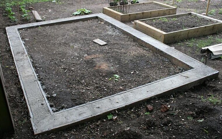 fundament pod szklarnię